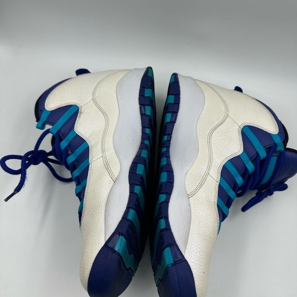 Nike Air Jordan 10 Retro Charlotte Hornets 2016 310805-107 Men’s Size 11 -VG - Picture 9 of 10